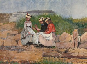 Main Product Photo of A Fisherman's Daughter Painting by Winslow Homer