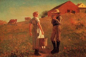 Main Product Photo of A Temperance Meeting also known as Noon Time Painting by Winslow Homer