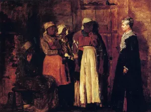 A Visit from the Old Mistress by Winslow Homer Oil Painting Reproduction