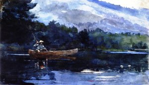 Adirondack Lake also known as Blue Monday by Winslow Homer Oil Painting Reproduction