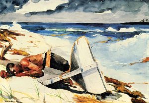 Main Product Photo of After the Hurricane Painting by Winslow Homer