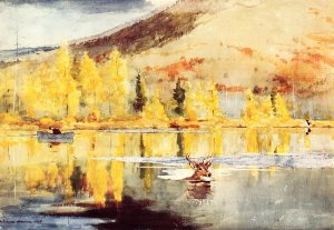 Main Product Photo of An October Day Painting by Winslow Homer
