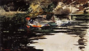 Main Product Photo of An Unexpected Catch Painting by Winslow Homer