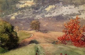 Main Product Photo of Autumn, Mountainville, New York Painting by Winslow Homer