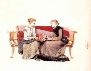 Backgammon by Winslow Homer Oil Painting Reproduction