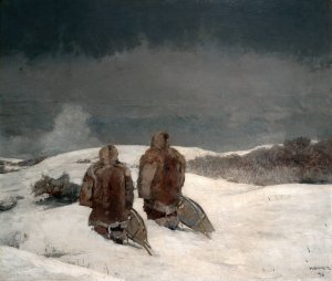 Main Product Photo of Below Zero Painting by Winslow Homer