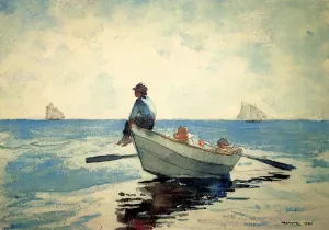 Boys in a Dory II by Winslow Homer Oil Painting Reproduction