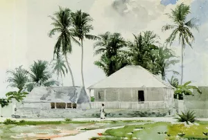 Cabins, Nassau by Winslow Homer Oil Painting Reproduction