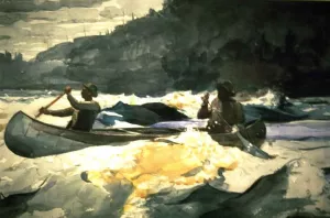 Canoeing by Winslow Homer Oil Painting Reproduction