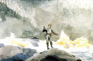 Casting by Winslow Homer Oil Painting Reproduction