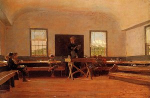 Main Product Photo of Country School Painting by Winslow Homer
