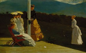 Main Product Photo of Croquet Match Painting by Winslow Homer