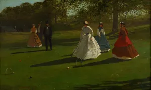 Croquet Players by Winslow Homer Oil Painting Reproduction