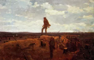 Defiance also known as Inviting a Shot before Petersburg by Winslow Homer Oil Painting Reproduction