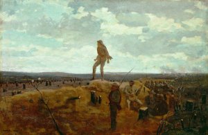 Main Product Photo of Defiance; Inviting a Shot Before Petersburg Painting by Winslow Homer