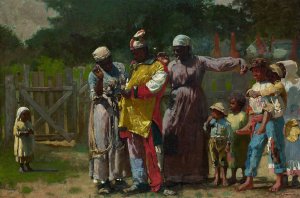 Main Product Photo of Dressing for the Carnival Painting by Winslow Homer