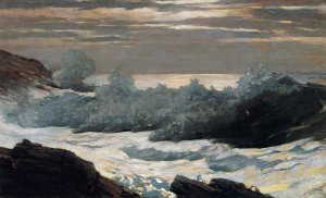 Early Morning, After a Storm at Sea by Oil Painting Reproduction