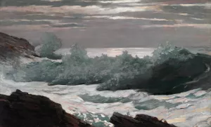 Early Morning After a Storm at Sea by Winslow Homer - Hand-Painted Oil Painting Reproduction