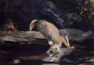 Fallen Deer by Winslow Homer Oil Painting Reproduction