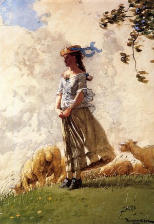 Main Product Photo of Fresh Air Painting by Winslow Homer