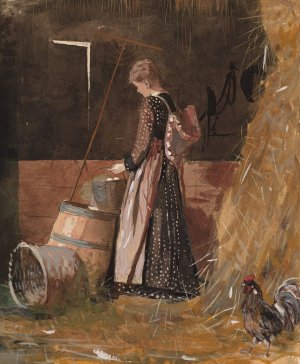 Main Product Photo of Fresh Eggs Painting by Winslow Homer