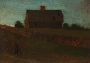 Main Product Photo of Garrison House, York, Maine Painting by Winslow Homer