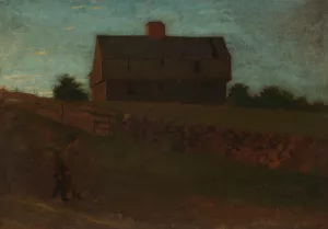 Garrison House, York, Maine by Winslow Homer Oil Painting Reproduction