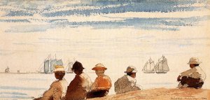 Main Product Photo of Gloucester Boys Painting by Winslow Homer