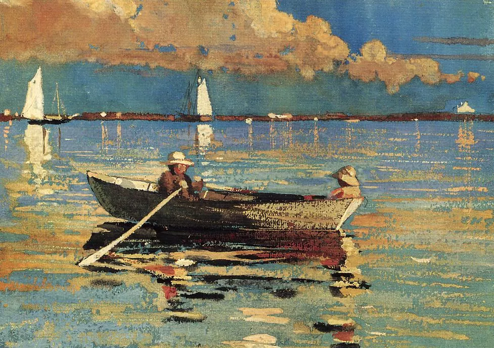 Winslow Homer Gloucester Harbor Art - WinslowHomerArt.org