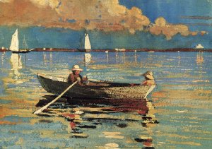 Gloucester Harbor by Winslow Homer Oil Painting Reproduction