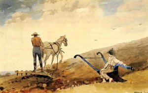 Main Product Photo of Harrowing Painting by Winslow Homer