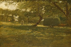 Main Product Photo of Harvest Scene Painting by Winslow Homer