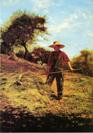 Haymaking by Winslow Homer - Hand-Painted Oil Painting Reproduction