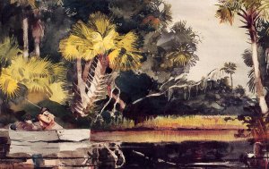 Homasassa Jungle by Winslow Homer Oil Painting Reproduction