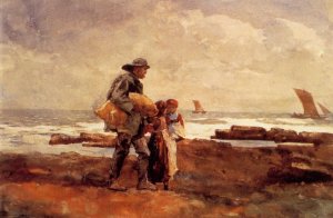 Main Product Photo of Homecoming Painting by Winslow Homer