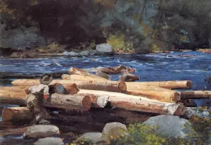 Hudson River by Oil Painting Reproduction