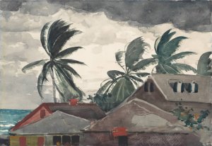 Hurricane, Bahamas by Oil Painting Reproduction