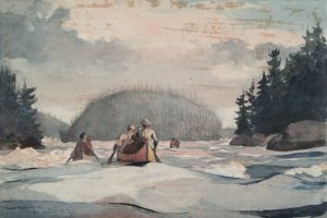 Main Product Photo of Ile Malin Painting by Winslow Homer
