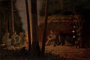 Main Product Photo of In Front of Yorktown Painting by Winslow Homer