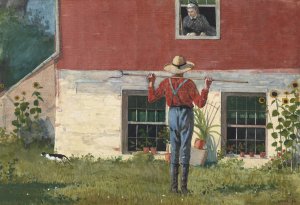 Main Product Photo of In the Garden Painting by Winslow Homer
