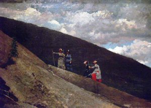 In the Mountains by Winslow Homer Oil Painting Reproduction