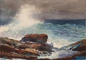 Incoming Tide, Scarboro, Maine by Oil Painting Reproduction