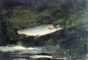 Leaping Trout by Winslow Homer Oil Painting Reproduction