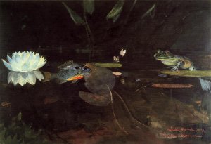 Main Product Photo of Mink Pond Painting by Winslow Homer