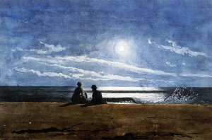 Moonlight by Winslow Homer Oil Painting Reproduction