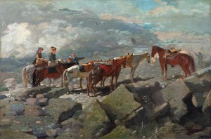 Main Product Photo of Mount Washington Painting by Winslow Homer