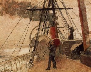 Main Product Photo of Observations on Shipboard Painting by Winslow Homer