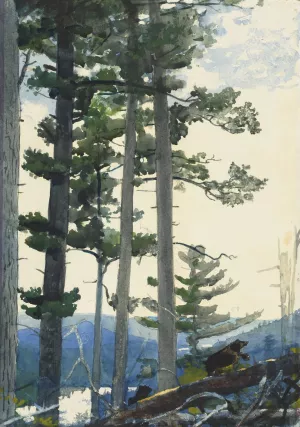 Old Settlers by Oil Painting Reproduction