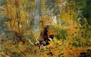 On the Trail by Oil Painting Reproduction
