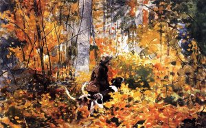 On the Trail by Winslow Homer - Hand-Painted Oil Painting Reproduction